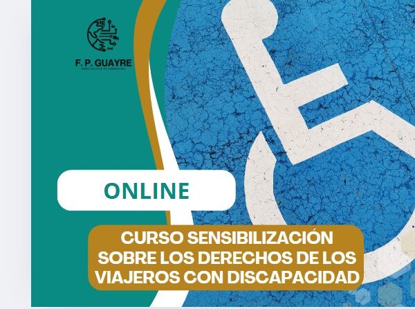 Curso de sensibilización sobre los derechos de los viajeros con discapacidad, diseñado para promover la igualdad de acceso y trato en los servicios de transporte.