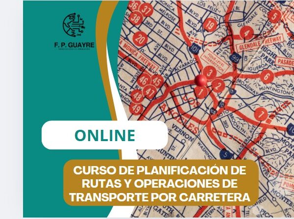 Curso de planificación de rutas y operaciones de transporte por carretera, diseñado para optimizar la logística y mejorar la eficiencia.